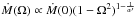 Mathematical equation: \hbox{$\dot{M}(\Omega) \propto \dot{M}(0) (1-\Omega^2)^{1-\frac{1}{\alpha'}}$}