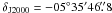 Mathematical equation: \hbox{$\delta_{\rm J2000}=-05{\degr}35\arcmin46\farcs8$}
