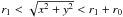 Mathematical equation: \hbox{$r_{\rm 1}<\sqrt{x^2+y^2}<r_{\rm 1}+r_{\rm 0}$}