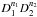 Mathematical equation: \hbox{$D_1^{n_1}D_2^{n_2}$}