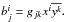 Mathematical equation: \appendix \setcounter{section}{1} \hbox{$b^i_j = g_{jk} x^i \overline{y^k}.$}