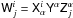 Mathematical equation: \appendix \setcounter{section}{1} \hbox{$\tens{W}^i_j = \tens{X}^i_\alpha \tens{Y}^\alpha \tens{Z}^\alpha_j$}