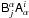 Mathematical equation: \appendix \setcounter{section}{1} \hbox{$\tens{B}_{j}^{\alpha}\tens{A}_{\alpha}^{i}$}