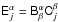 Mathematical equation: \appendix \setcounter{section}{1} \hbox{$\tens{E}_{j}^{\alpha}=\tens{B}_{\beta}^{\alpha}\tens{C}_{j}^{\beta}$}