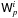 Mathematical equation: \appendix \setcounter{section}{1} \hbox{$\tens{W}^i_p$}
