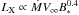 Mathematical equation: \hbox{$L_{\rm X}\propto \dot M V_{\infty} B^{0.4}_{*}$}