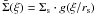 Mathematical equation: \hbox{$\bar{\Sigma}(\xi)=\Sigma_{\rm s}\cdot g(\xi/r_{\rm s})$}