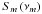 Mathematical equation: \hbox{$S_{m}\left(\nu_{m}\right)$}