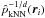 Mathematical equation: \hbox{$\hat{p} _{\rm kNN}^{-1/d}(\vec{r}_i)$}