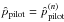 Mathematical equation: \hbox{$\hat{p}_{\rm pilot}=\phat^{(n)}_{\rm pilot}$}