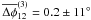 Mathematical equation: \hbox{$\overline{\Delta\phi}_{12}^{(3)}=0.2\pm 11^{\circ}$}
