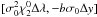 Mathematical equation: \hbox{$[\sigma_0^2\chi^0_2\Delta\lambda,-b\sigma_0 \Delta y]$}