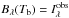 Mathematical equation: \hbox{$B_\lambda(T_\rmb) = I_\lambda^{\rm obs}$}