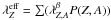 Mathematical equation: \hbox{$\lambda_{Z}^{\rm eff}=\sum(\lambda_{Z,A}^{\beta} P(Z,A))$}