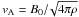 Mathematical equation: \hbox{$\vA=B_0/\!\sqrt{4\pi\rho}$}