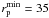\hbox{$r_{\rm p}^{\min}= 35$}