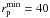 \hbox{$r_{\rm p}^{\min}= 40$}