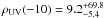 \hbox{$\rho_{\rm UV}(-10)=9.2^{+69.8}_{-5.4}$}