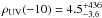 \hbox{$\rho_{\rm UV}(-10)=4.5^{+436}_{-3.6}$}