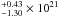 \appendix \setcounter{section}{1} \hbox{$^{+0.43}_{-1.30} \times 10^{21}$}