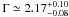 \appendix \setcounter{section}{1} \hbox{$\Gamma \simeq 2.17^{+0.10}_{-0.08}$}