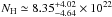 \appendix \setcounter{section}{1} \hbox{$N_{\rm H} \simeq 8.35^{+4.02}_{-4.64} \times 10^{22}$}