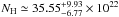 \appendix \setcounter{section}{1} \hbox{$N_{\rm H} \simeq 35.55^{+9.93}_{-6.77} \times 10^{22}$}