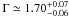 \appendix \setcounter{section}{1} \hbox{$\Gamma \simeq 1.70^{+0.07}_{-0.06}$}