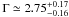 \appendix \setcounter{section}{1} \hbox{$\Gamma \simeq 2.75^{+0.17}_{-0.16}$}