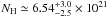 \appendix \setcounter{section}{1} \hbox{$N_{\rm H} \simeq 6.54^{+3.0}_{-2.5} \times 10^{21}$}