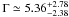 \appendix \setcounter{section}{1} \hbox{$\Gamma \simeq 5.36^{+2.78}_{-2.38}$}