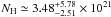 \appendix \setcounter{section}{1} \hbox{$N_{\rm H} \simeq 3.48^{+5.78}_{-2.51} \times 10^{21}$}