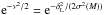 Mathematical equation: \hbox{${\rm e}^{-\nu^2/2} = {\rm e}^{-\delta_{\rm L}^2/(2\sigma^2(M))}$}