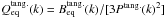 Mathematical equation: \hbox{$Q_{\rm eq}^{\rm tang.}(k) = B_{\rm eq}^{\rm tang.}(k) /[3P^{\rm tang.}(k)^2]$}