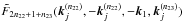 Mathematical equation: \appendix \setcounter{section}{1} \hbox{$\tF_{2n_{22}+1+n_{23}} (\vk_j^{(n_{22})},-\vk_j^{(n_{22})},-\vk_1,\vk_j^{(n_{23})})$}