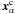 Mathematical equation: \hbox{$\vx^{\rm c}_{\alpha}$}
