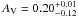 Mathematical equation: \appendix \setcounter{section}{1} \hbox{$A_{\rm V}=0.20^{+0.01}_{-0.12}$}