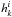 Mathematical equation: \appendix \setcounter{section}{1} \hbox{$h^{i}_k$}