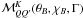 \appendix \setcounter{section}{2} \hbox{${\mathcal M}^K_{QQ^\prime}(\theta_B,\chi_B,\Gamma)$}
