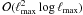 Mathematical equation: \hbox{$\mathcal{O}({\lmax^2\log\lmax})$}