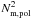\hbox{$N_{\mathrm{m,pol}}^{2}$}