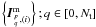 \hbox{$\left\{\vec{I}^{\rm m}_{{{p}\atop{q}},(i)}\right\};q\in[0,\Nt ]$}