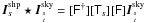 \hbox{$ \vec{I}^{\rm shp}_s \star \vec{I}^{\rm sky}_{s\atop t} = [\Fd][\T_s][\F] \vec{I}^{\rm sky}_{s\atop t}$}