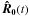 \hbox{$\boldsymbol{\hat R_0}(t)$}