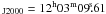 Mathematical equation: \hbox{$_{{\rm J2000}} = 12^{\rm h}03^{\rm m}09\fs61$}
