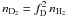 Mathematical equation: \hbox{$n_\mathrm{D_2}=f_\mathrm{D}^2\,n_\mathrm{H_2}$}
