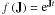 Mathematical equation: \appendix \setcounter{section}{1} \hbox{$f\left(\textbf{J}\right) = {\rm e}^{\textbf{J}t}$}