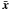 Mathematical equation: \appendix \setcounter{section}{1} \hbox{$\bar{\boldsymbol{x}}$}