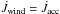 Mathematical equation: \hbox{$\dot J_{\rm wind}= \dot J_{\rm acc}$}