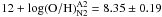 Mathematical equation: \hbox{$12+\log(\rm O/H)_{N2}^{A2} = 8.35\pm 0.19$}